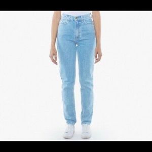 American Apparel high waisted jeans